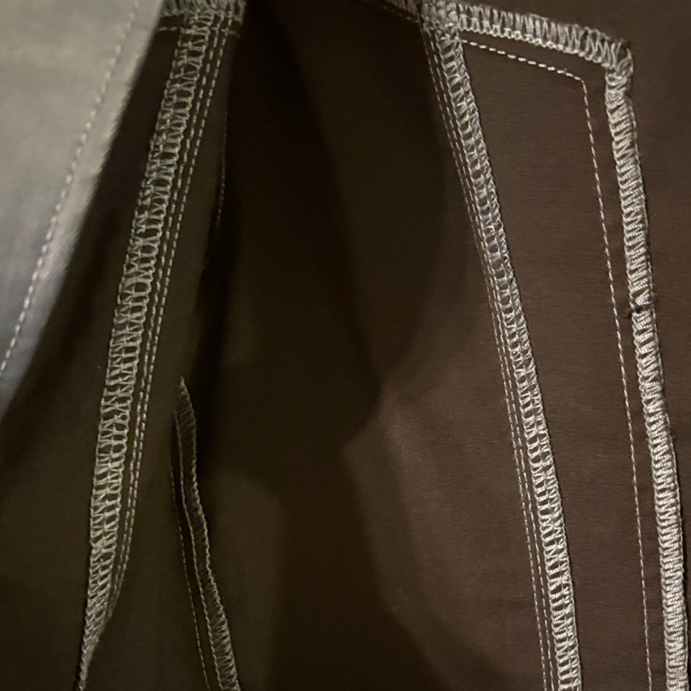 WHBM Blue Coated Denim Zippered Jacket - Picture 13 of 15